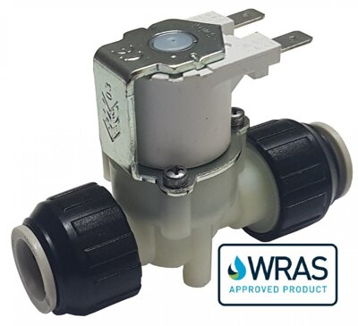 Plastic WRAS approved & certified water solenoid valves for drinking water, mains water and potable water systems with Nylon body that have been WRAS approved and tested to 200,000 open/close cycles and finally leak pressure tested to 1.5 times maximum working pressure.