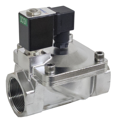 Lacthing bi-stable solenoid valves, power pulse stay open and reverse polarity power pulse stay closed.